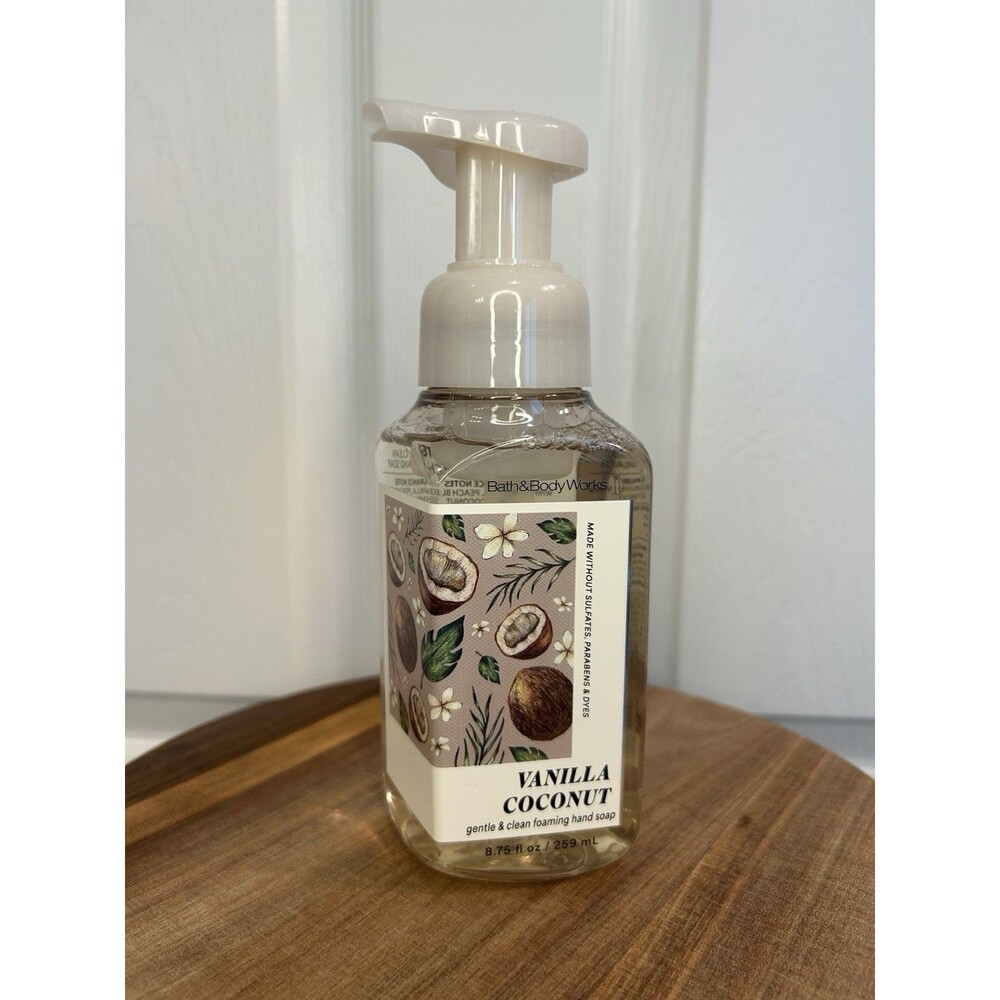 1 New VANILLA COCONUT BATH & BODY WORKS GENTLE FOAMING HAND SOAP  WASH